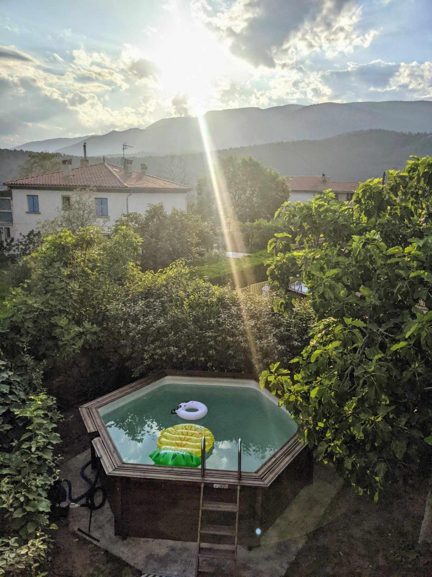 El Sola Spacieux Studio Avec Acces Jardin Et Piscine Corneilla-de-Conflent Zewnętrze zdjęcie